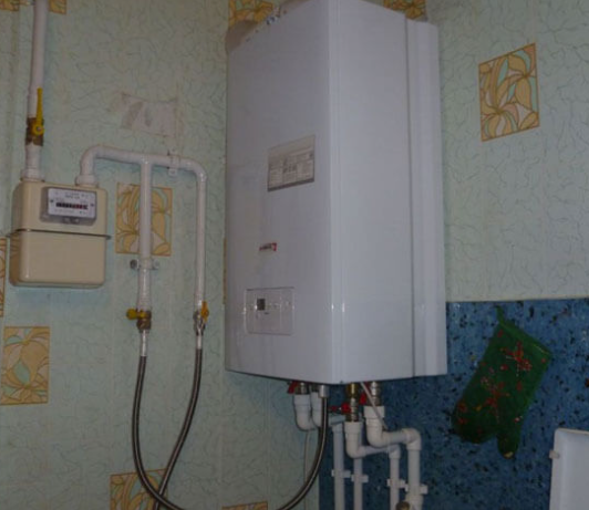 Услуга по установке котла